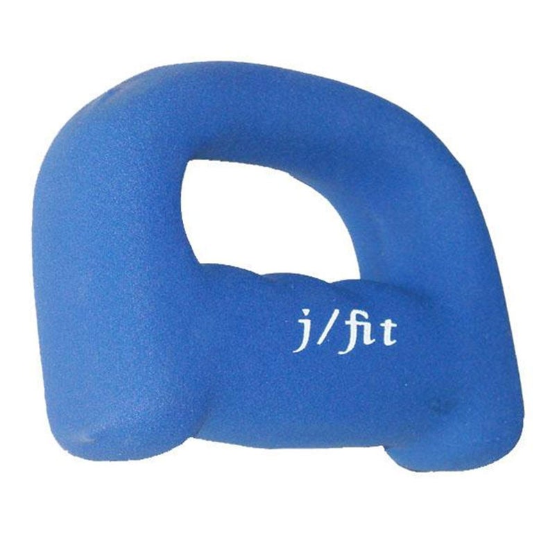 JFIT Neoprene D-Grip Dumbbell Weight, 5LB - Image 1